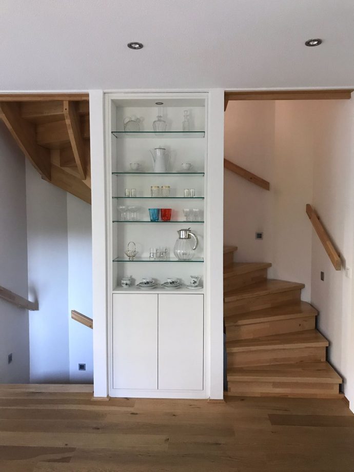 Einbauschrank mit Lichtelementen